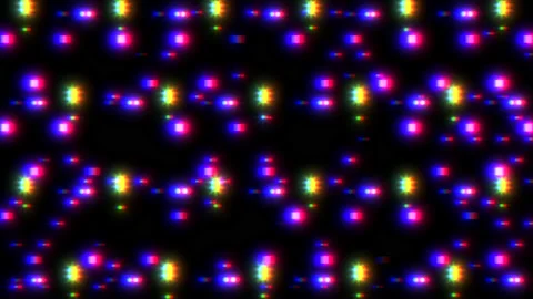 Random digital dots pattern with glitch effect Stock Footage 235853575