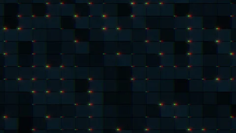 Random dots pattern with glitch on digital screen Stock-Footage 242446905