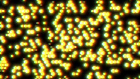 Random dots pattern with glitch effect Stock Footage 235852687