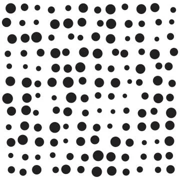 Random dots, snow, spots  vector symbol icon design. Illustrazione stock