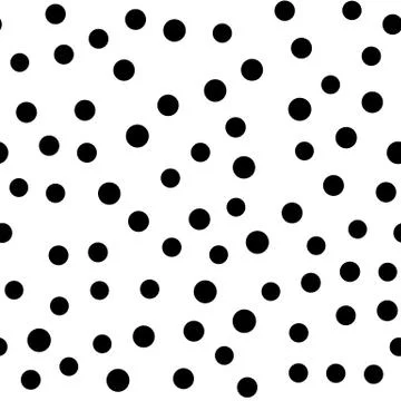 Random dotted seamless pattern. Simple geometric background in black and white イラスト素材