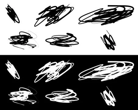 Random element set - Set of graphic objects, design elements 스톡 일러스트