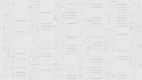 Random elements, Numbers, text .PNG alpha.Looping HUD UI digital technological Video stock 255579896