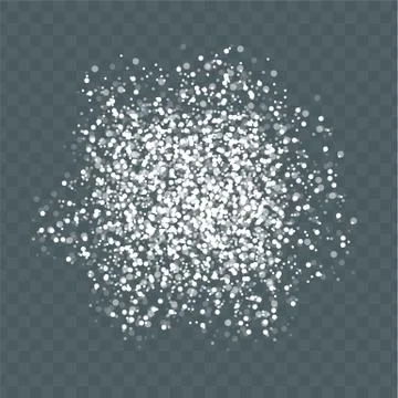 Random falling bunch snowflakes Stock Illustration