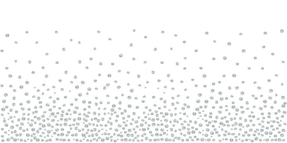 Random Falling Silver Dots Background Stock-Illustration