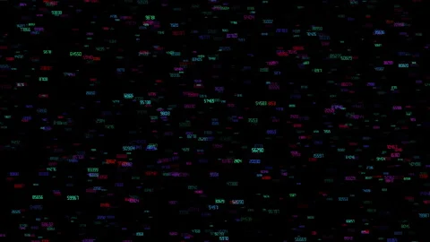 Random financial figures video animated background Stock Footage 339844604