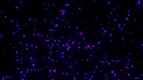 Random Floating Movement of Purple Particles Stock Footage 143319577