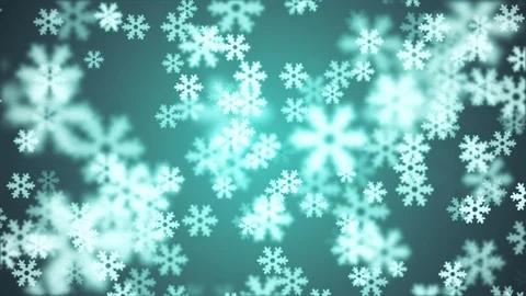 Random floating snowflake animation background New quality shape universal Stock Footage 91896081