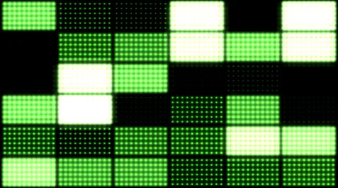 Random Flood Lights - Loop Green Stock Footage 35341937