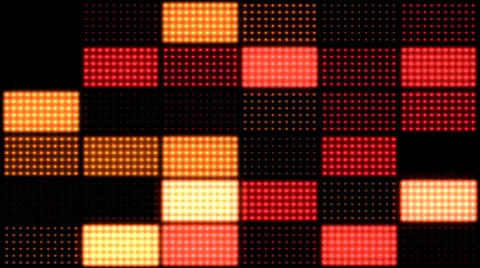 Random Flood Lights - Loop Rainbow Stock Footage 35343306