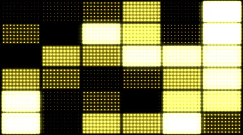 Random Flood Lights - Loop Yellow Stock Footage 35340603