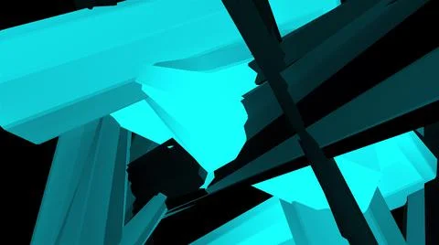 Random fractal elements 스톡 일러스트
