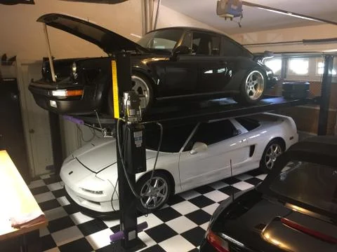 Random garage shot Foto stock