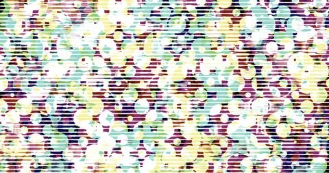 Random Glitch Bubble Circular Random Patterns Background Stock Illustration