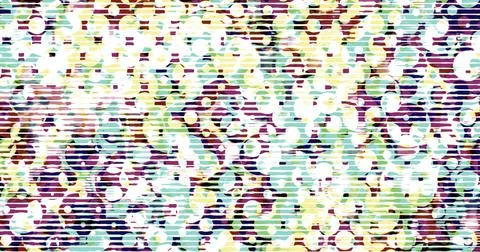 Random Glitch Bubble Circular Random Patterns Background Stock Illustration