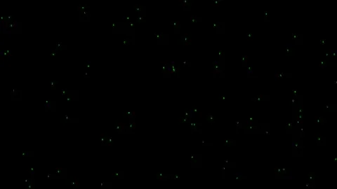 Random green ascii characters on black screen flashing fast as if it was a pc Stock Footage 302581069