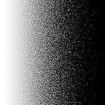Random halftone, pointillism pattern - Irregular dots abstract monochrome hal 스톡 일러스트