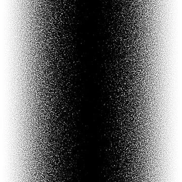 Random halftone, pointillism pattern - Irregular dots abstract monochrome hal Stock Illustration