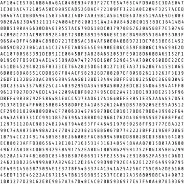 Random hexadecimal code stream. Abstract digital data element. Matrix backgro Stock Illustration