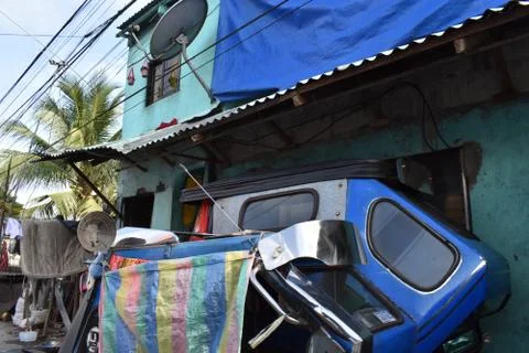 The random housing in Manila Philippines Stock Photos
