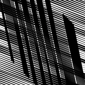 Random intersecting lines abstract geometric pattern. Random grid, mesh textu Stock Illustration