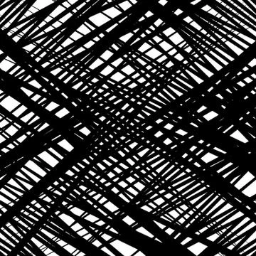 Random intersecting lines abstract geometric pattern. Random grid, mesh textu Stock Illustration