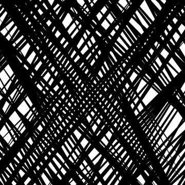 Random intersecting lines abstract geometric pattern. Random grid, mesh textu Stock Illustration