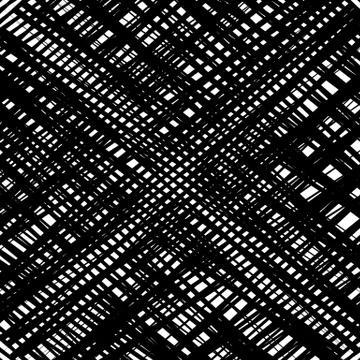 Random intersecting lines abstract geometric pattern. Random grid, mesh textu Stock Illustration