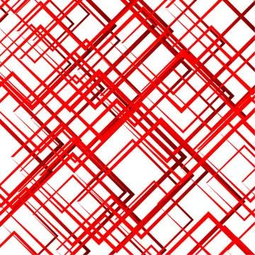 Random intersecting lines, squares. Modern colorful geometric texture, monoch Stock Illustration