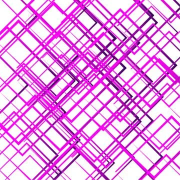 Random intersecting lines, squares. Modern colorful geometric texture, monoch Stock Illustration