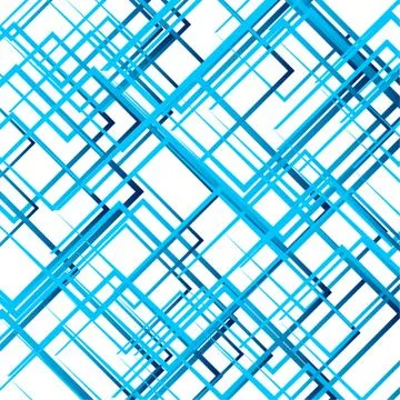 Random intersecting lines, squares. Modern colorful geometric texture, monoch Stock Illustration