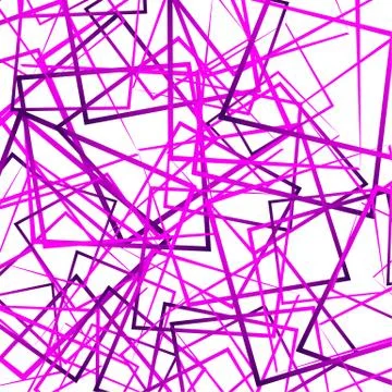 Random intersecting lines, squares. Modern colorful geometric texture. Monoch Stock Illustration