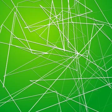 Random, irregular angular lines Ilustração Stock