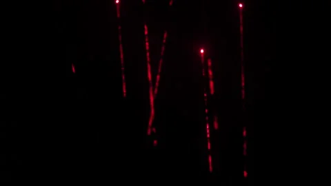 Random laser beams on a black background Stock Footage 229578697