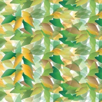 Random leaves background Stock Illustration