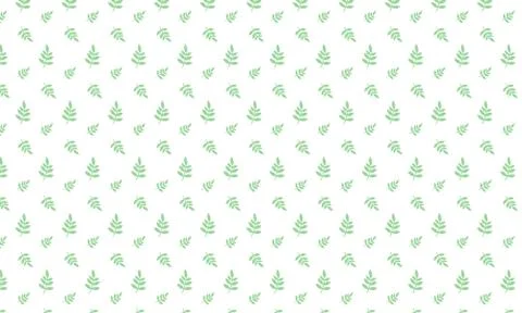Random Leaves Pattern Stock Illustration