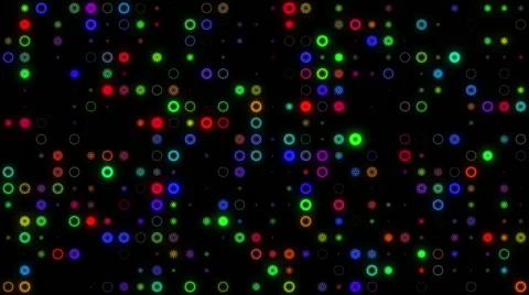 Random Led Chase Random Colors Stock-Footage 47295212