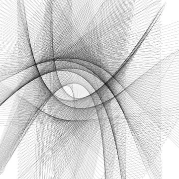 Random lines abstract monochrome geometric texture / pattern Stock Illustration