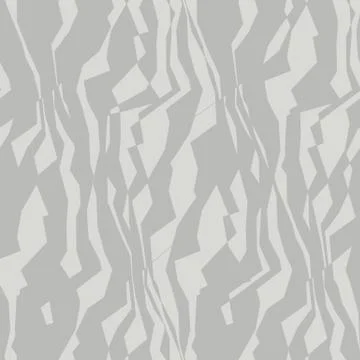 Random lines and waves seamless pattern Stock Illustration