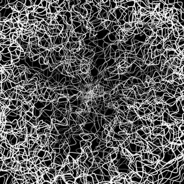 Random lines. Black and white vector background. Vector texture, scribbled li Stockillustratie