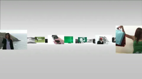 RANDOM LOOP OF SHOTS Stockbeeldmateriaal 238175