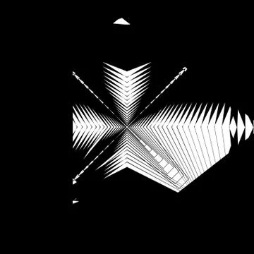 Random monochrome glitchy, rough texture, pattern. Geometric chaotic illustra Stock Illustration