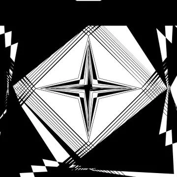 Random monochrome glitchy, rough texture, pattern. Geometric chaotic illustra Illustrazione stock