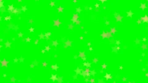 Random Motion of Glowing Stars Overlay on Green Screen Stock Footage 344950981