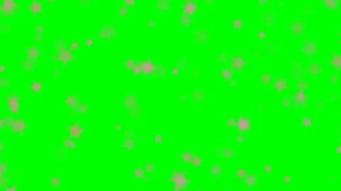 Random Motion of Glowing Stars Overlay on Green Screen Stock Footage 344951833
