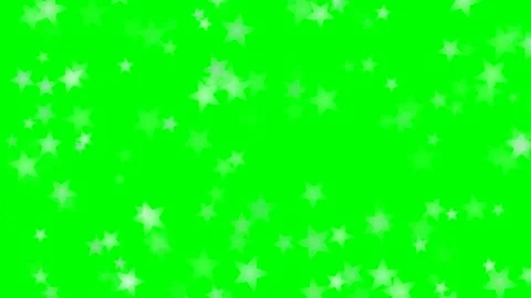 Random Motion of Glowing Stars Overlay on Green Screen Stock Footage 344951881