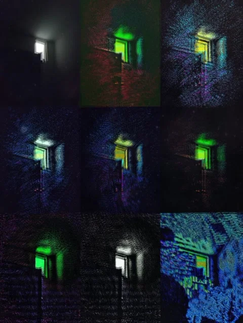 Random motion light through the window Stock Footage 171266617