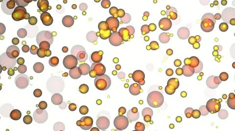 Random motion of particles, Loopable Stock Footage 12741666