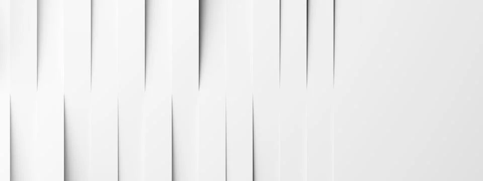 Random moved white cube box rectangles block background wallpaper banner with Stock Illustration