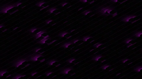 Random movement of abstract structure made with cubes. Internet coding Stock Footage 119590830